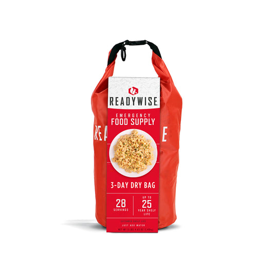 Gefriergetrocknetes Frühstück und Hauptgericht für 28 Portionen, DryBag, bis zu 25 Jahre
