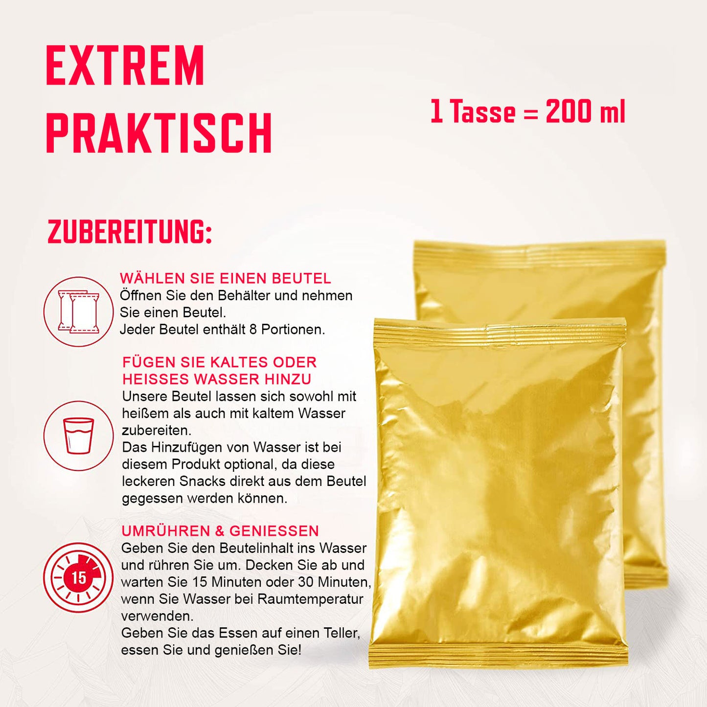 ReadyWise, 120 Portionen, Gemüse Eimer, Brokkoli, Süßer Mais, Grüne Bohnen, Erbsen, Gefriergetrocknet, Bis Zu 25 Jahre Haltbarkeit, Notnahrung