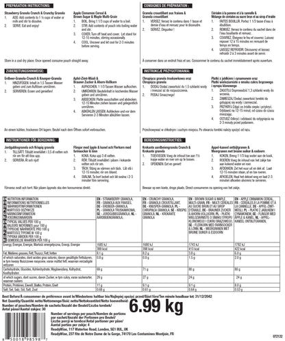 1440 Portionen im Vorratspaket für die langfristige Notversorgung mit Lebensmitteln